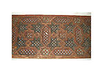 Screen, Wood; turned, carved, and painted